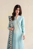 3 Piece Unstitched Heavy Embroidered Dhanak Suit ( Four-sided Ready to Wear Embroidered Dhanak Shawl )