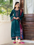 3 Piece Unstitched Heavy Embroidered Dhanak Suit ( Printed Woolen Shawl )