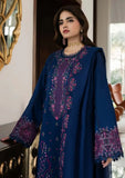 3 Piece Unstitched Heavy Embroidered Dhanak Suit ( Four-sided Embroidered Dhanak Wool Shawl )