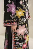 3 Piece Unstitched Heavy Embroidered Dhanak Suit ( Printed Woolen Shawl )