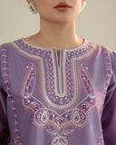 2 Piece Unstitched Heavy Embroidered Dhanak Suit