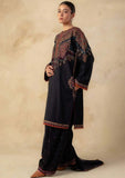3 Piece Unstitched Heavy Embroidered Dhanak Suit ( Printed Woolen Shawl )
