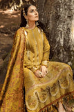 3 Piece Unstitched Heavy Embroidered Dhanak Suit ( Printed Woolen Shawl )
