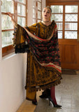 3 Piece Unstitched Heavy Embroidered Dhanak Suit ( Printed Woolen Shawl )
