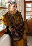 3 Piece Unstitched Heavy Embroidered Dhanak Suit ( Printed Woolen Shawl )