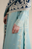 3 Piece Unstitched Heavy Embroidered Dhanak Suit ( Four-sided Ready to Wear Embroidered Dhanak Shawl )
