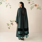 3 Piece Unstitched Heavy Embroidered Dhanak Suit ( Full Embroidered Dhanak Shawl )