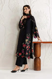 3 Piece Unstitched Heavy Embroidered Dhanak Suit ( Printed Woolen Shawl )