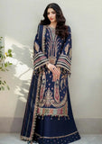 3 Piece Unstitched Heavy Embroidered Dhanak Suit ( Four-sided Embroidered Chiffon Dupatta )