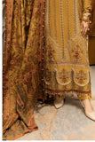 3 Piece Unstitched Heavy Embroidered Dhanak Suit ( Printed Woolen Shawl )