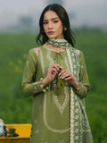 3 Piece Unstitched Heavy Embroidered Dhanak Suit ( Printed Woolen Shawl )