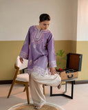 2 Piece Unstitched Heavy Embroidered Dhanak Suit