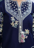 2 Piece Unstitched Heavy Embroidered Dhanak Suit