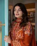 3 Piece Unstitched Heavy Embroidered Dhanak Suit ( Full Embroidered Dhanak Shawl )