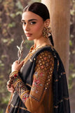 3 Piece Unstitched Heavy Embroidered Dhanak Suit ( Four-sided Embroidered Dhanak Wool Shawl )