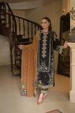 3 Piece Unstitched Heavy Embroidered Dhanak Suit ( Four-sided Ready to Wear Embroidered Dhanak Shawl )