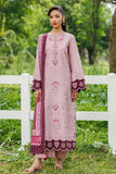 3 Piece Unstitched Heavy Embroidered Dhanak Suit ( Printed Woolen Shawl )