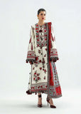 3 Piece Unstitched Heavy Embroidered Dhanak Suit ( Printed Woolen Shawl )