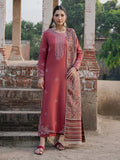 3 Piece Unstitched Heavy Embroidered Dhanak Suit ( Printed Woolen Shawl )