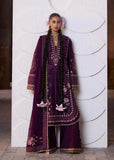 3 Piece Unstitched Heavy Embroidered Dhanak Suit ( Four-sided Embroidered Dhanak Wool Shawl )
