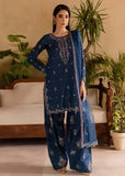 3 Piece Unstitched Heavy Embroidered Dhanak Suit ( Four-sided Embroidered Chiffon Dupatta )