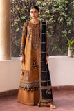 3 Piece Unstitched Heavy Embroidered Dhanak Suit ( Four-sided Embroidered Dhanak Wool Shawl )