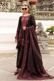 3 Piece Unstitched Heavy Embroidered Dhanak Suit ( Printed Woolen Shawl )