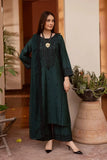 3 Piece Unstitched Heavy Embroidered Dhanak Suit ( Four-sided Embroidered Dhanak Wool Shawl )