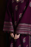 3 Piece Unstitched Heavy Embroidered Dhanak Suit ( Four-sided Embroidered Dhanak Wool Shawl)