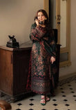 3 Piece Unstitched Heavy Embroidered Dhanak Suit ( Four-sided Embroidered Dhanak Wool Shawl )