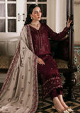 3 Piece Unstitched Heavy Embroidered Dhanak Suit ( Four-sided Embroidered Dhanak Wool Shawl )