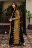 3 Piece Unstitched Heavy Embroidered Dhanak Suit ( Four-sided Embroidered Dhanak Wool Shawl )