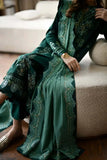3 Piece Unstitched Heavy Embroidered Dhanak Suit ( Four-sided Embroidered Dhanak Wool Shawl )