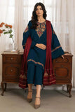 3 Piece Unstitched Heavy Embroidered Dhanak Suit ( Full Embroidered Dhanak Wool Shawl )