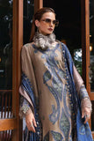 3 Piece Unstitched Heavy Embroidered Dhanak Suit ( Printed Woolen Shawl )