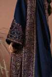 3 Piece Unstitched Heavy Embroidered Dhanak Suit ( Four-sided Embroidered Dhanak Wool Shawl )