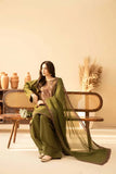 3 Piece Unstitched Heavy Embroidered Dhanak Suit ( Full Embroidered Dhanak Wool Shawl )