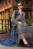 3 Piece Unstitched Heavy Embroidered Dhanak Suit ( Printed Woolen Shawl )