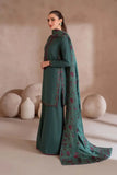 3 Piece Unstitched Heavy Embroidered Dhanak Suit ( Full Embroidered Dhanak Wool Shawl )