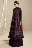 3 Piece Unstitched Heavy Embroidered Dhanak Suit ( Printed Woolen Shawl )