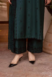 3 Piece Unstitched Heavy Embroidered Dhanak Suit ( Four-sided Embroidered Dhanak Wool Shawl )