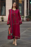 3 Piece Unstitched Heavy Embroidered Dhanak Suit ( Printed Woolen Shawl )