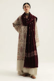 3 Piece Unstitched Heavy Embroidered Dhanak Suit ( Full Embroidered Dhanak Wool Shawl )