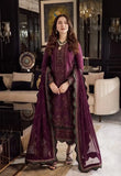 3 Piece Unstitched Heavy Embroidered Dhanak Suit ( Four-sided Embroidered Chiffon Dupatta )