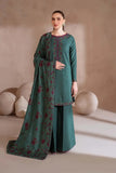 3 Piece Unstitched Heavy Embroidered Dhanak Suit ( Full Embroidered Dhanak Wool Shawl )