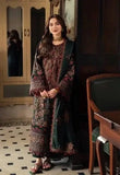 3 Piece Unstitched Heavy Embroidered Dhanak Suit ( Four-sided Embroidered Dhanak Wool Shawl )