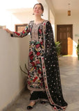 3 Piece Unstitched Heavy Embroidered Dhanak Suit ( Four-sided Embroidered Chiffon Dupatta )