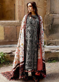 3 Piece Unstitched Heavy Embroidered Dhanak Suit ( Printed Woolen Shawl )