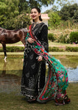 3 Piece Unstitched Heavy Embroidered Dhanak Suit ( Printed Woolen Shawl )