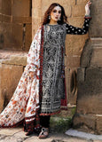 3 Piece Unstitched Heavy Embroidered Dhanak Suit ( Printed Woolen Shawl )